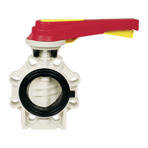 Valvola a farfalla - K4  - Praher Plastics Austria GmbH - manuale / per acqua / con flangia