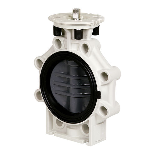 Valvola a farfalla - K4 - Praher Plastics Austria GmbH - pneumatica / elettrica / con flangia