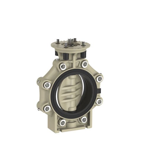 Valvola a farfalla - K4  - Praher Plastics Austria GmbH - pneumatica / elettrica / con flangia