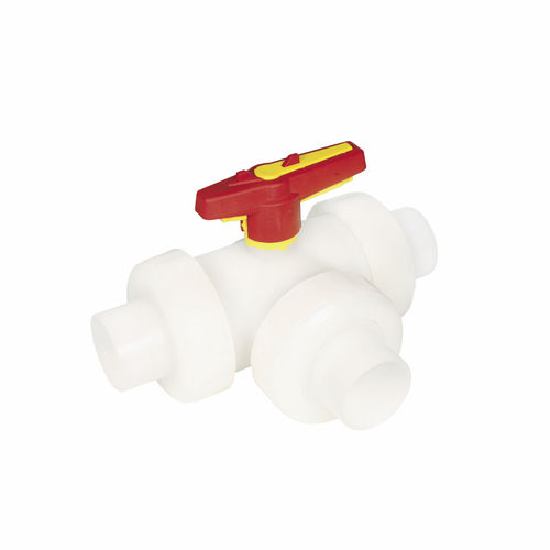 Valvola a sfera - S4  - Praher Plastics Austria GmbH - manuale / di controllo / con flangia