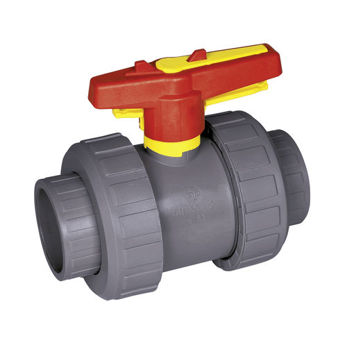 Valvola a sfera - S4  - Praher Plastics Austria GmbH - a leva / per acqua potabile / con flangia