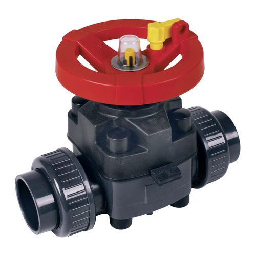 Valvola a membrana - T4  - Praher Plastics Austria GmbH - con volante / per fango / con flangia