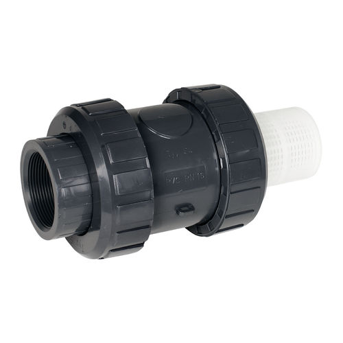 Valvola di ritegno a membrana - S4  - Praher Plastics Austria GmbH - filettata / con flangia / in PVC-U