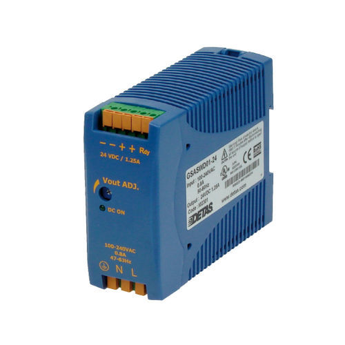 Alimentatore elettrico su guida DIN - GSA SWD01 series - DETAS - AC/DC / ad uscita semplice / a commutazione