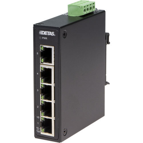 Switch Ethernet 8 porte - ESNU-5100 - DETAS - Ethernet gigabit / gigabit / a montaggio verticale