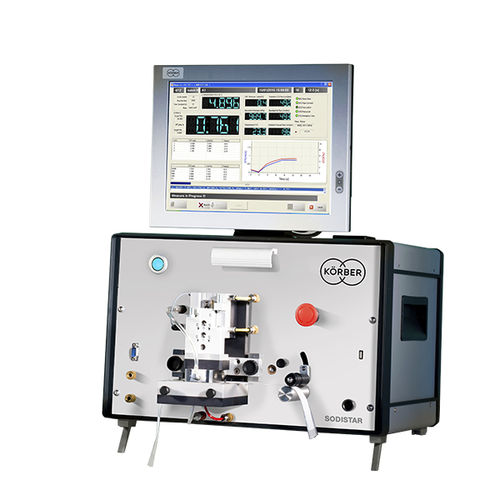 Sistema di misurazione per carta da sigarette - Sodistar - Körber Technologies GmbH - con misuratore di diffusività