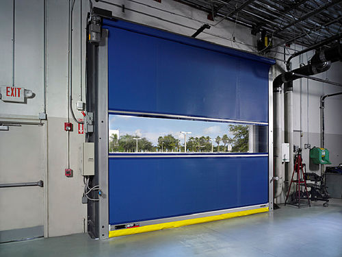 Porta ad avvolgimento - PredaCool™ - Rytec Corporation - in tessuto / per cella frigorifera / da esterno
