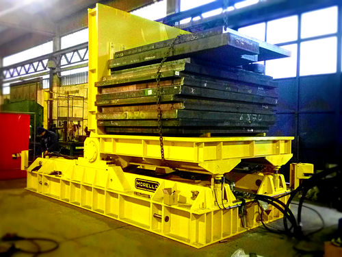 Ribaltatore idraulico - RIB - 90° - 80t - MORELLO GIOVANNI S.r.l. - elettrico / elettrico e idraulico / di pallets