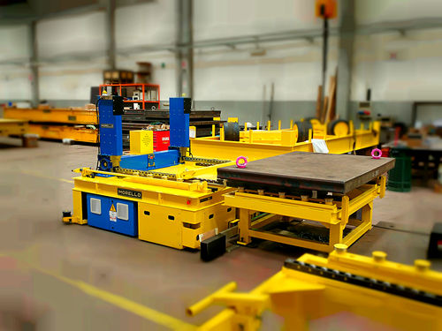 AGV per carichi pesanti - OMNI SEMI-AGV - MORELLO GIOVANNI S.r.l. - elettrico / omnidirezionale