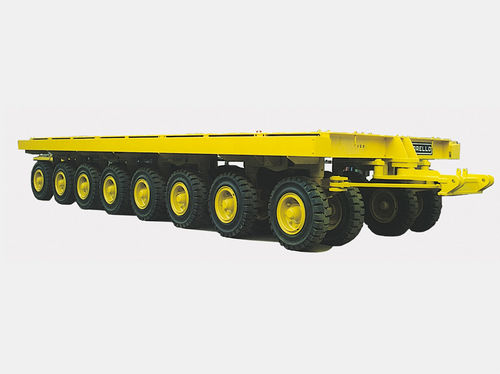 Rimorchio a pianale - 8 x 2.5 m | VCP3/A 120/8 - MORELLO GIOVANNI S.r.l. - per attrezzatura industriale / più di 6 assi / trainato