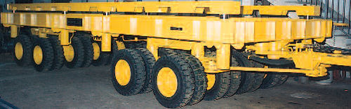 Rimorchio a pianale - 8 x 3 m | VCP3 E 130/4 - MORELLO GIOVANNI S.r.l. - per attrezzatura industriale / a 6 assi / trainato