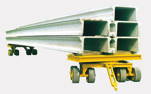 Carrello automotore elettrico - VSP1 PI 40/4 - MORELLO GIOVANNI S.r.l. - a 4 assi / per cantieri di prefabbricati