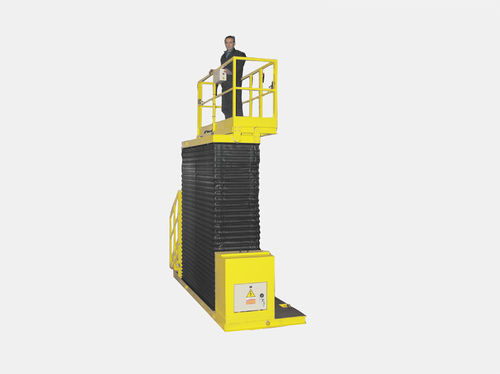 Piattaforma da lavoro - tPE SBA 4R 300/DX - MORELLO GIOVANNI S.r.l. - sospesa / verticale / elettrica