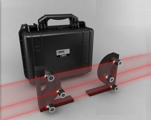 Sistema di allineamento laser - PA-4000 - BALTECH GmbH - per puleggia / di misura