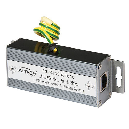 Limitatore di sovratensione di tipo 1 - FS-RJ45-6/1000 - FATECH ELECTRONIC (FOSHAN) CO., LTD - per linea di trasmissione dati e telecomunicazione / di telecomunicazione / RJ45