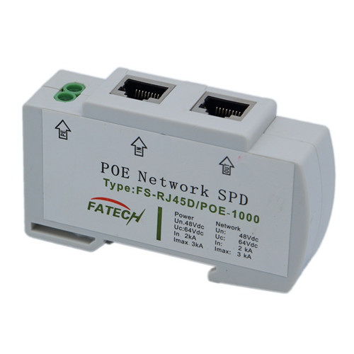 Limitatore di sovratensione di tipo 1 - FS-RJ45D/POE-1000 - FATECH ELECTRONIC (FOSHAN) CO., LTD - RJ45 / di alimentazione Ethernet / su guida DIN