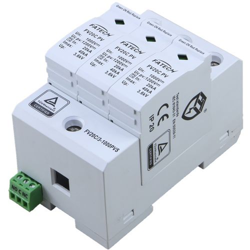 Limitatore di sovratensione di tipo 2 - FV20C/3-1000PVS - FATECH ELECTRONIC (FOSHAN) CO., LTD - classe II / di telesegnalazione / per impianto fotovoltaico