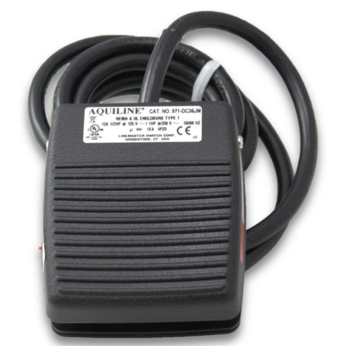 Interruttori a pedale di comando - 971-DC38JM - Linemaster - di sicurezza / elettrico / DPDT
