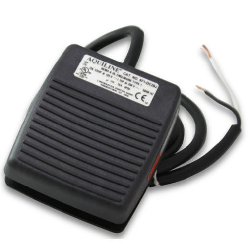 Interruttori a pedale di comando - 971-DC28J - Linemaster - di sicurezza / elettrico / 1 pedale