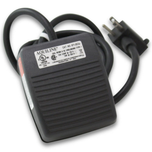 Interruttori a pedale di comando - 971-DC3J - Linemaster - di sicurezza / elettrico / 1 pedale