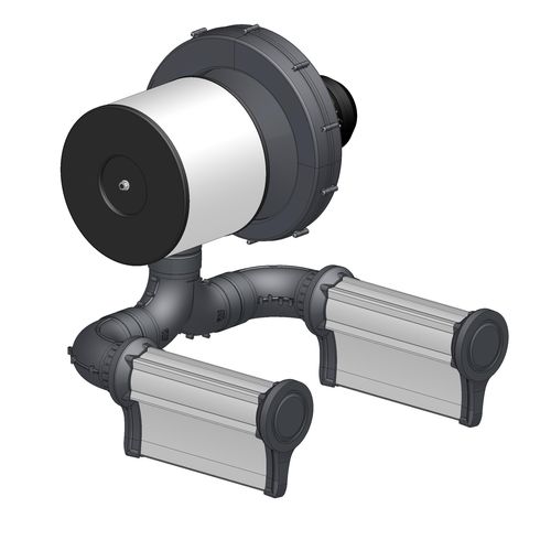 Connettore per tubi a T - 100 M/M/M - FM Partec S.p.A. - in poliammide / rapido