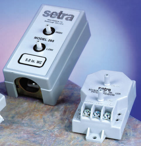 Trasduttore di pressione differenziale - 265  - SETRA - a membrana / analogico / per sistemi HVAC