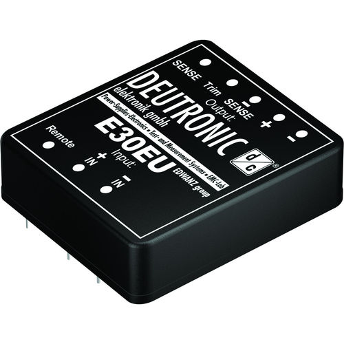 Modulo convertitore DC DC range di tensione di ingresso 4:1 - E30EU Series - DEUTRONIC - isolato / per circuiti stampati / regolabile