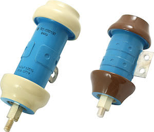 Condensatore in ceramica - R series - VISHAY - assiale / passante / di potenza
