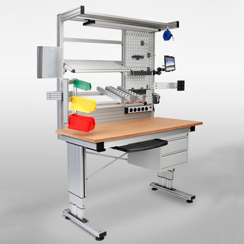 Postazione di lavoro per assemblaggio - RK Easywork workstation - RK Rose+Krieger GmbH - ergonomica / multiuso