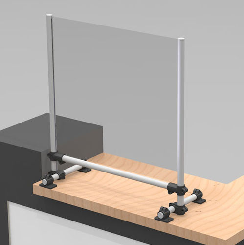 Schermo di protezione per zona reception - RK Rose+Krieger GmbH - anti-contagio / antispruzzo
