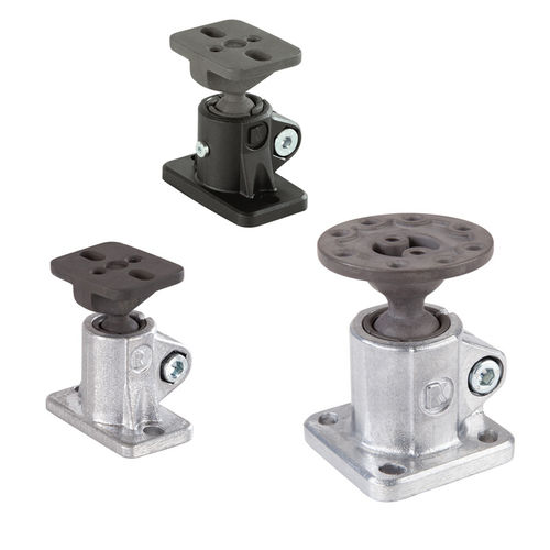 Connettore per tubi con base - KG FS series - RK Rose+Krieger GmbH - rotondo / quadrato / articolato