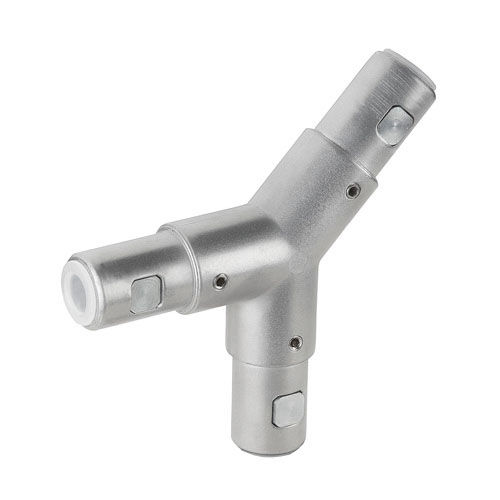 Connettore per tubi per parapetto - ITAS WIY 40-45&deg; - RK Rose+Krieger GmbH - rotondo / a Y / in ghisa di alluminio