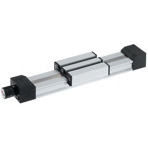 Asse lineare per profilati - PLM-G - RK Rose+Krieger GmbH - a vite trapezia / elettrico / compatto
