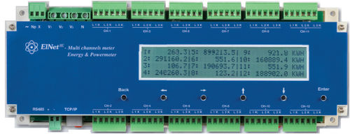 Apparecchio di misura della potenza su guida DIN - ELNet MC - Control Applications Ltd