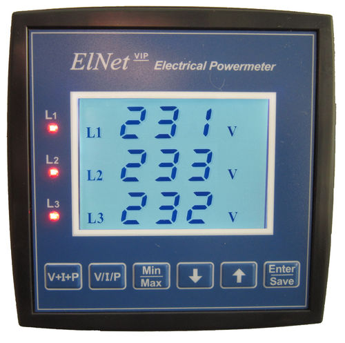 Apparecchio di misura della potenza trifase - ELNet VIP - Control Applications Ltd