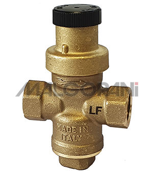 Regolatore e riduttore di pressione per acqua - MINIBRASS LF - RubinetteriaMalgorani - a spillo / in ottone