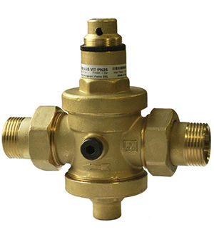 Regolatore e riduttore di pressione per aria compressa - EUROBRASS 142 - RubinetteriaMalgorani - per acqua / a spillo / in ottone