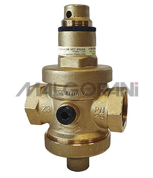 Regolatore e riduttore di pressione per acqua - EUROBRASS 143 - RubinetteriaMalgorani - a spillo / in ottone