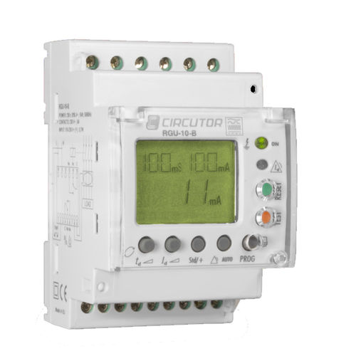 Relè di sorveglianza con dispersione a terra - RGU-10B - CIRCUTOR - trifase / AC/DC / monofase