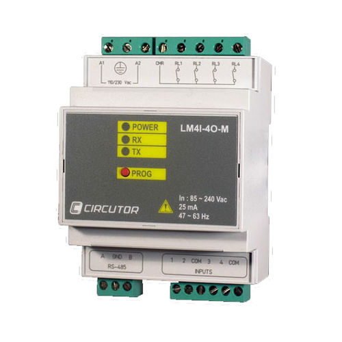 Modulo I/O digitale - LM4I/4O-M - CIRCUTOR - Ethernet / RS-485 / RS-232