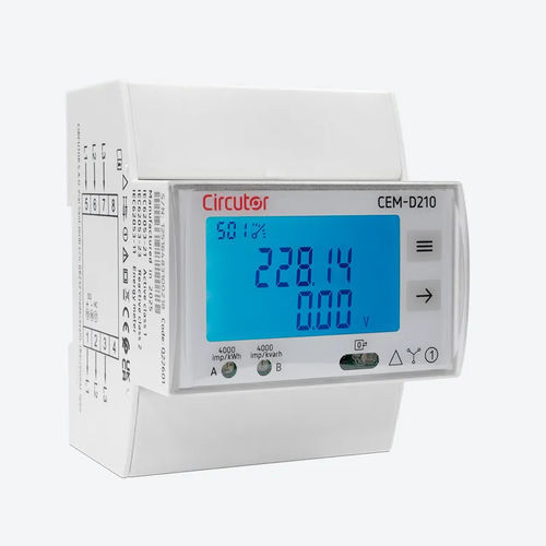 Contatore di energia elettrica trifase - CEM-D210 - CIRCUTOR - su guida DIN / digitale / RS-485