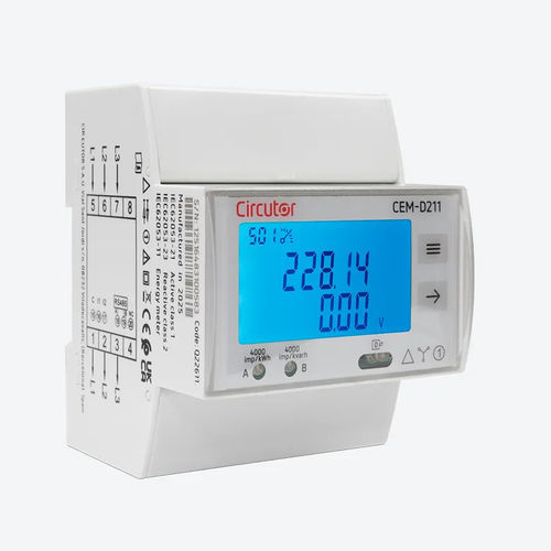 Contatore di energia elettrica trifase - CEM-D211 - CIRCUTOR - su guida DIN / digitale / RS-485