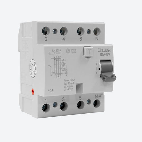 Interruttore differenziale differenziale - IDA-EV-63-30 - CIRCUTOR - CC / monofase / della corrente residua