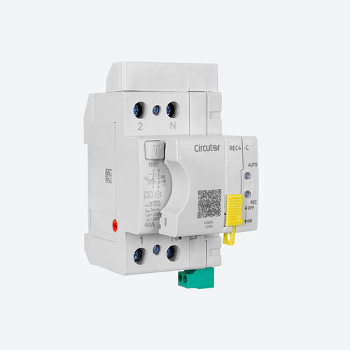 Interruttore differenziale differenziale - REC4-C 2P 40 300 - CIRCUTOR - 4 poli / manuale / automatico