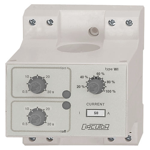 Relè di controllo di corrente - WI series - CIRCUTOR - per motore elettrico / per pompa / su guida DIN