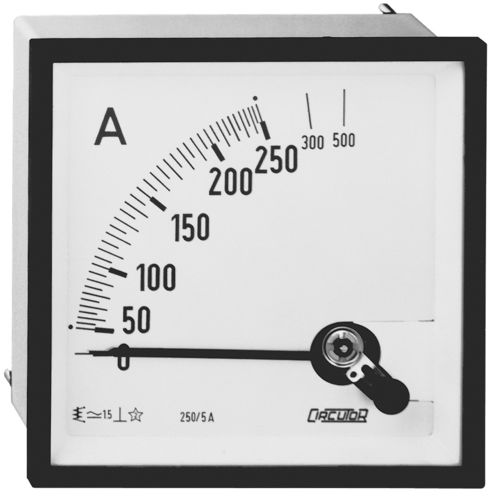 Amperometro AC - EC-A series - CIRCUTOR - analogico / montato su pannello