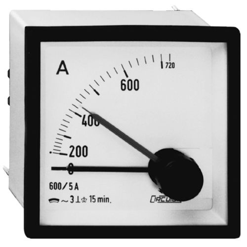 Amperometro analogico - MC series - CIRCUTOR - montato su pannello / con indicazione di domanda massima