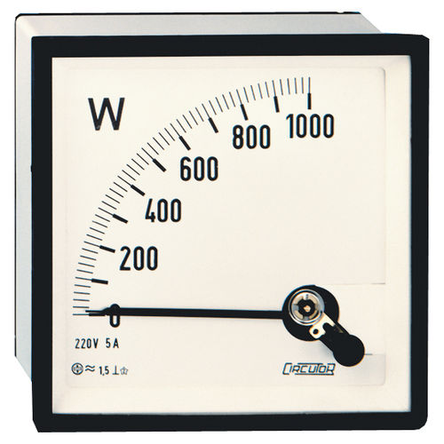 Wattmetro di potenza attiva - WMC-WTC series - CIRCUTOR - monofase / trifase