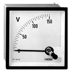 Voltmetro analogico - BC-V series - CIRCUTOR - montato su pannello / DC