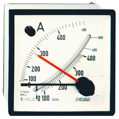 Amperometro AC - EMC series - CIRCUTOR - analogico / per montaggio su pannello / con indicazione di domanda massima